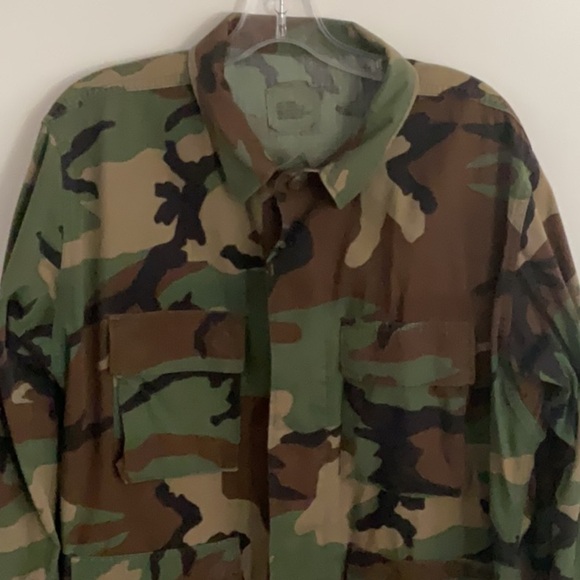 Green and Brown Military Field Jacket USA - Picture 1 of 9